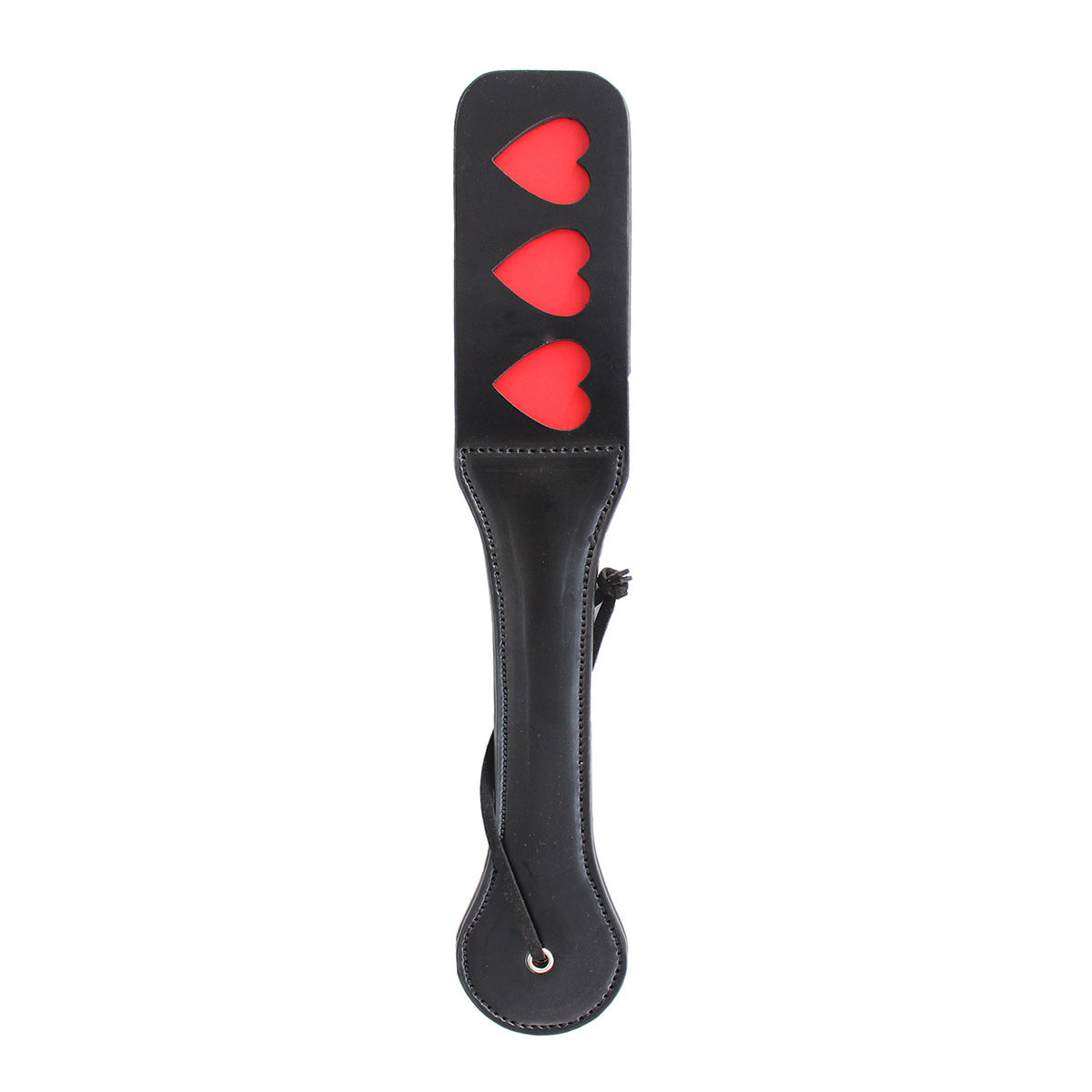 Heart Black Leather Paddle