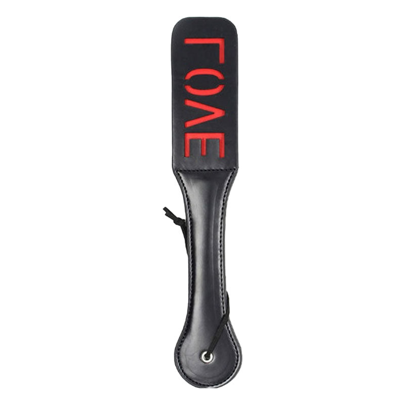 Love Black Leather PAddle