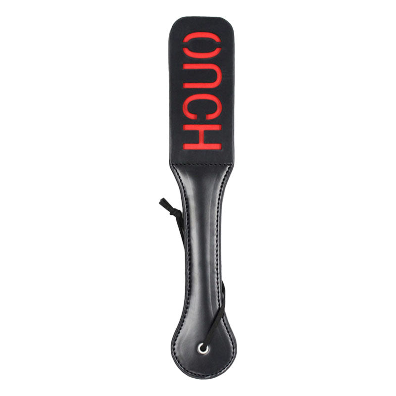 Ouch Black Leather Paddle
