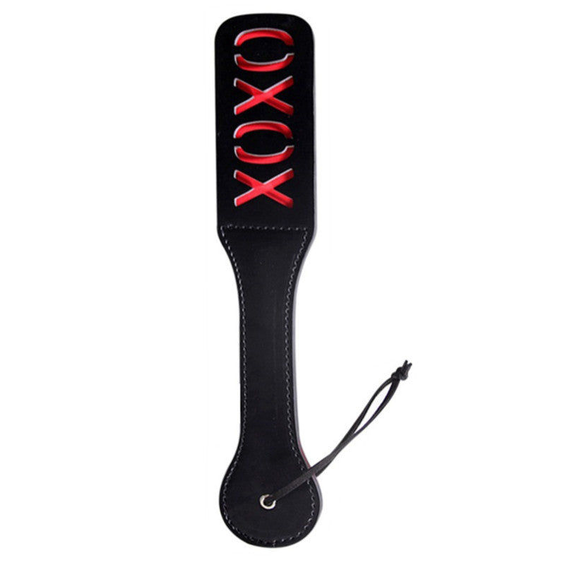 XOXO Black Leather Paddle