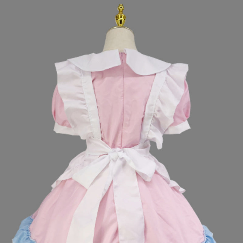 Pink Puppy Maid Dress Back Side