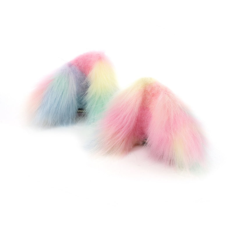 Pastel Rainbow Cat Ears 