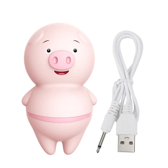 Cute Pig Vibrator USB Charger