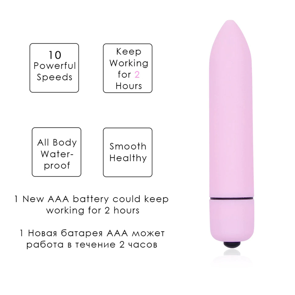 Pink Bullet Vibrator Vibration Modes