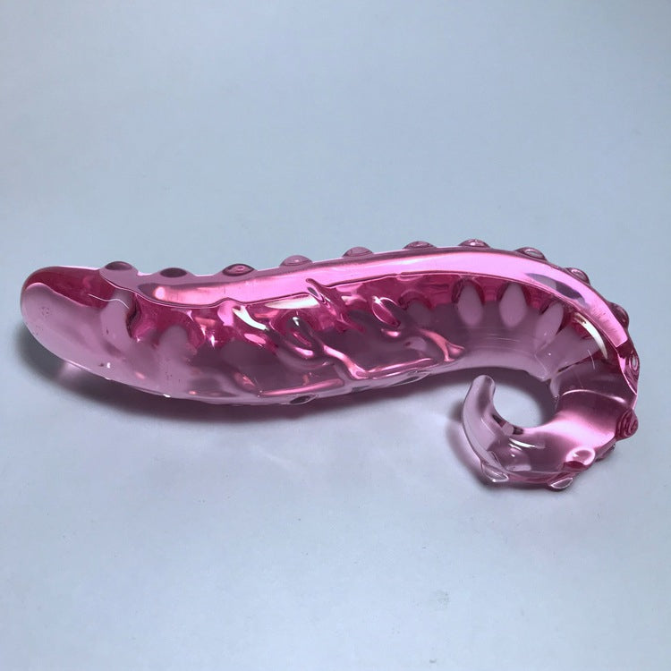 Pink Tentacle Glass Wand Profile