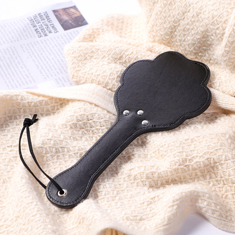 Red & Black Paw Paddle Back Side