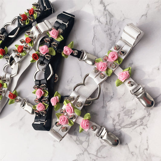 Rose Garter Belt Set Overview
