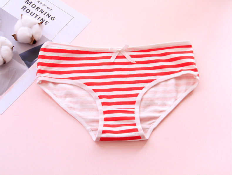 Red Striped Panties