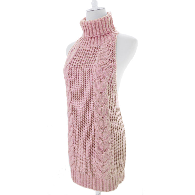 Virgin Killer Pink Sweater Dress