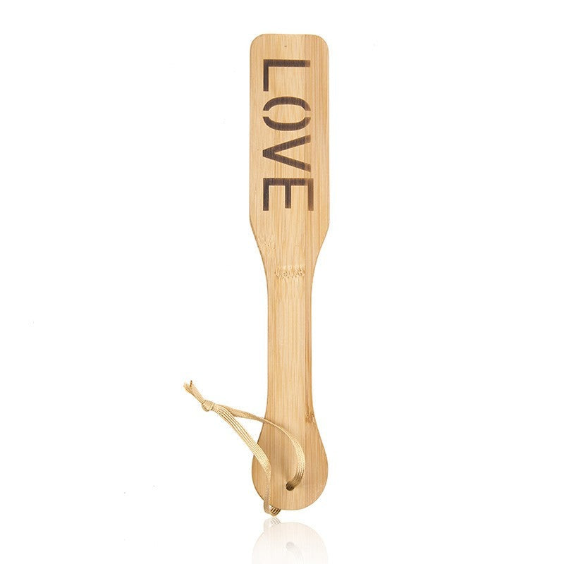 Love Engraved Wooden Paddle