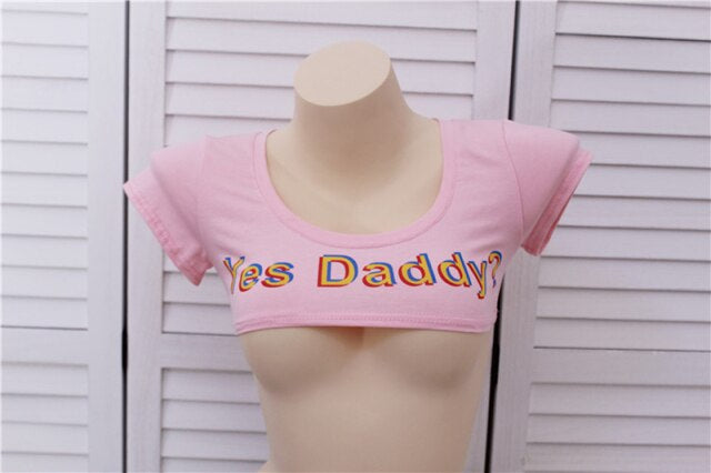 Yes Daddy Pink Micro Top 