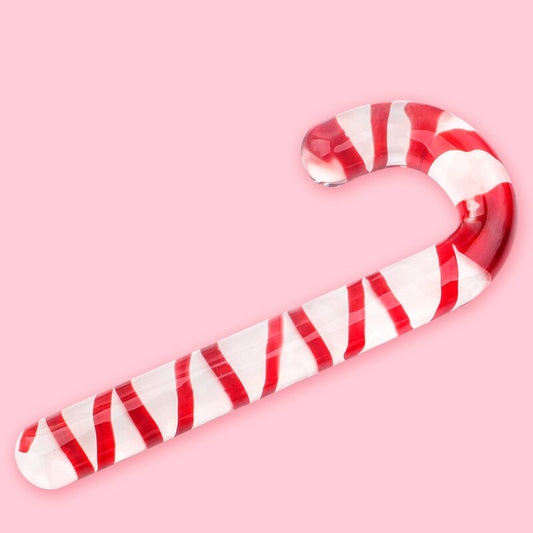Candy Cane Glass Wand